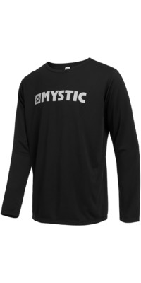 2024 Mystic Mens Star Long Sleeve Quickdry T-Shirt 35001220286 - Black